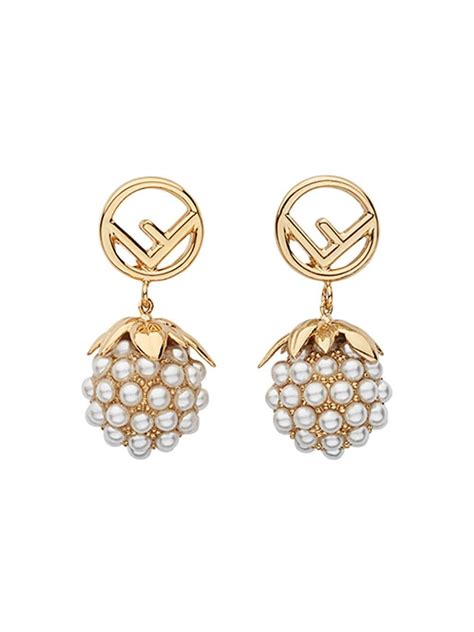 fendi fruit earrings|farfetch earrings for women.